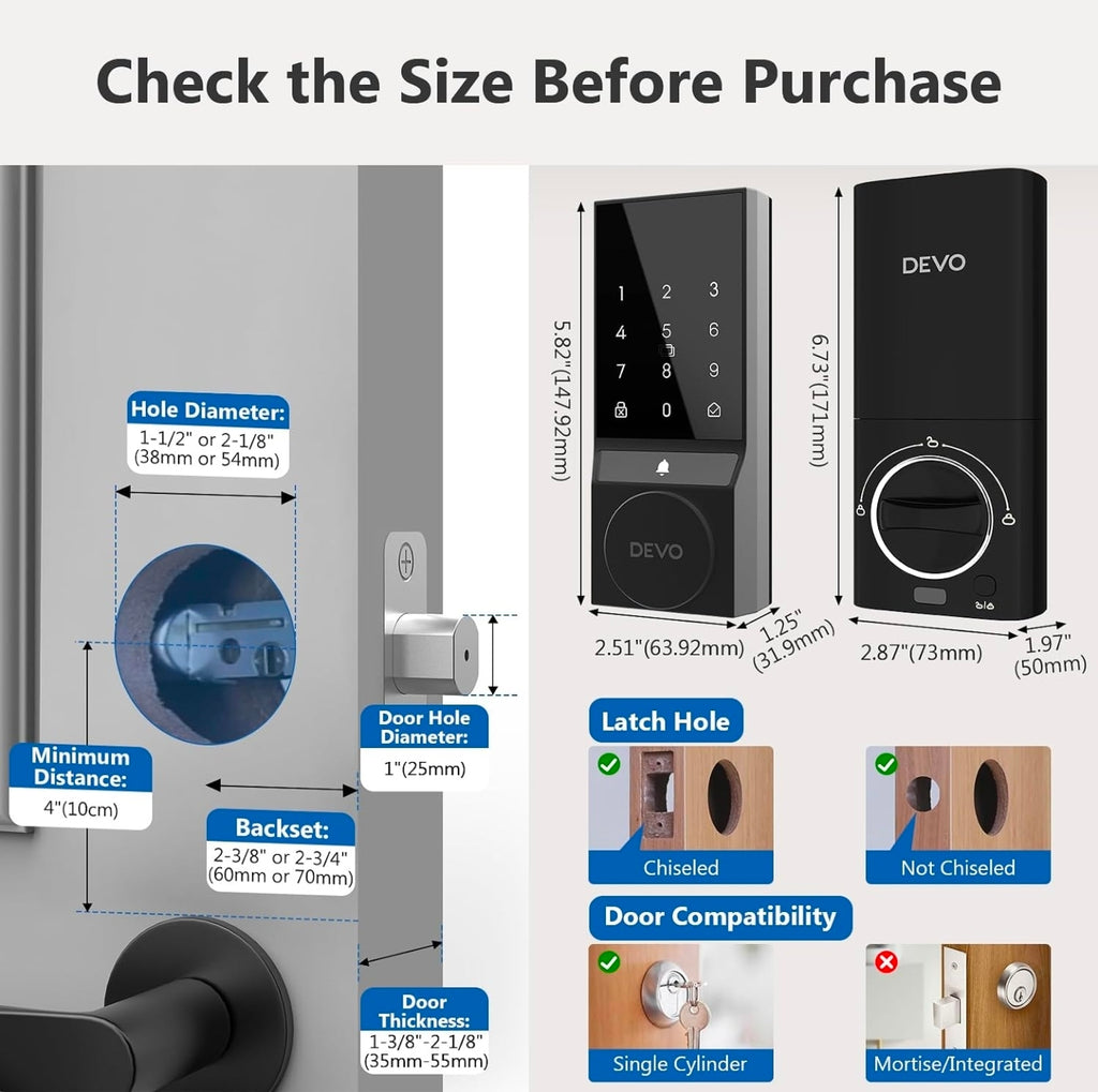 Devo WiFi Smart Lock G5