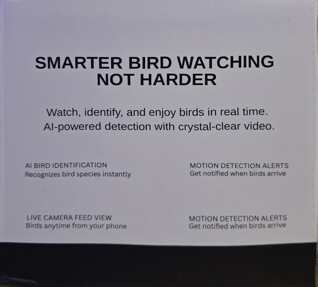 AI Smart Birdfeeder