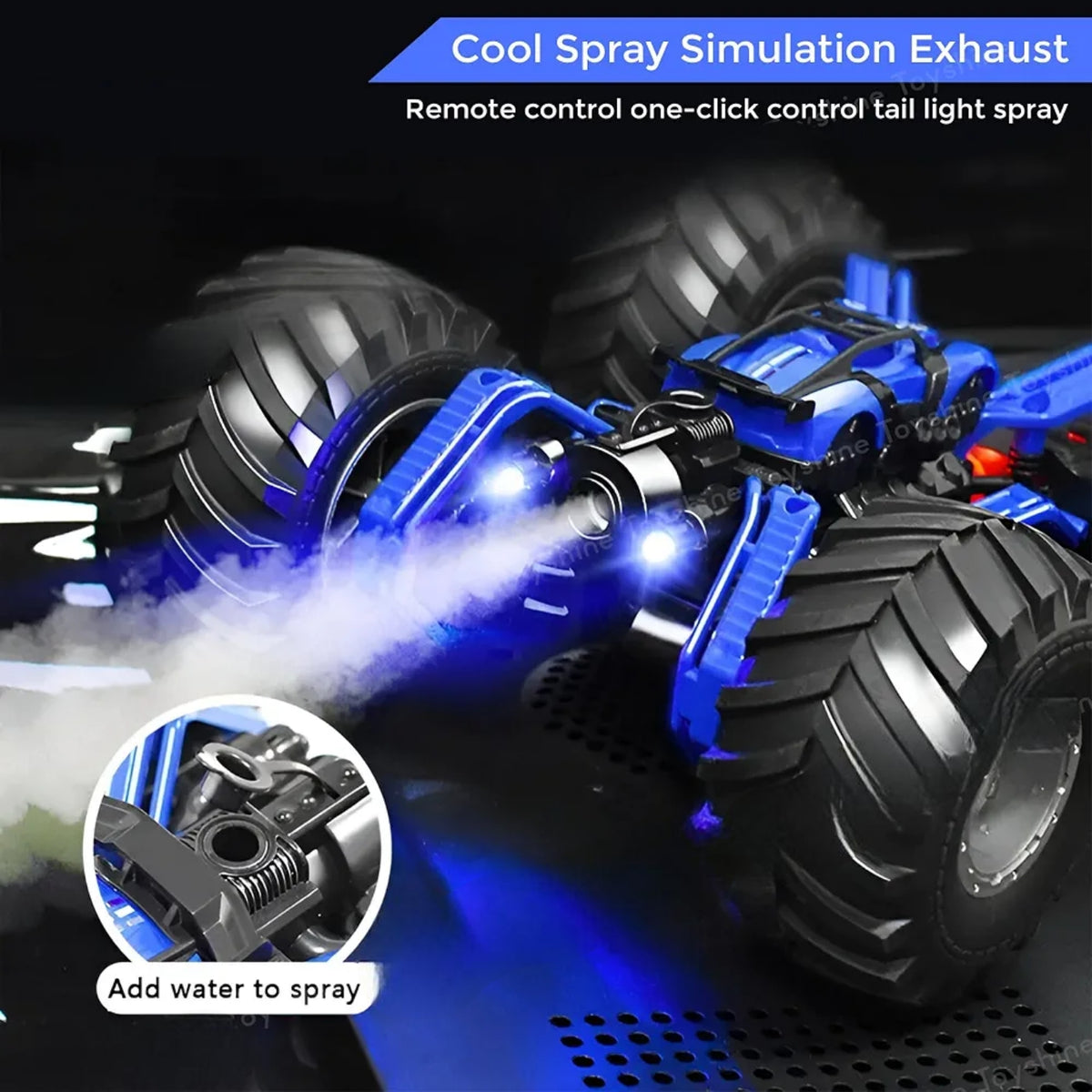 Remote control spray drift vehicle