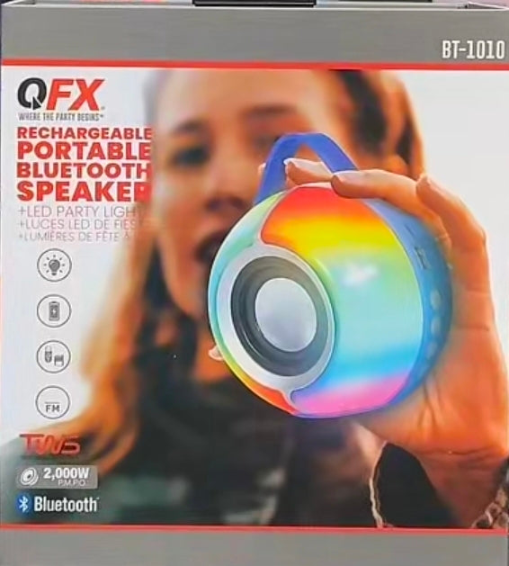 QFX BT-1010 portable Bluetooth speaker