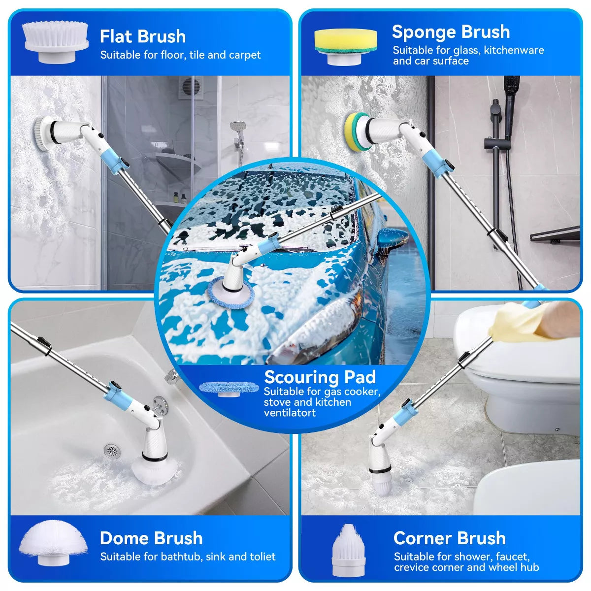 Electric spin scrubber EB5