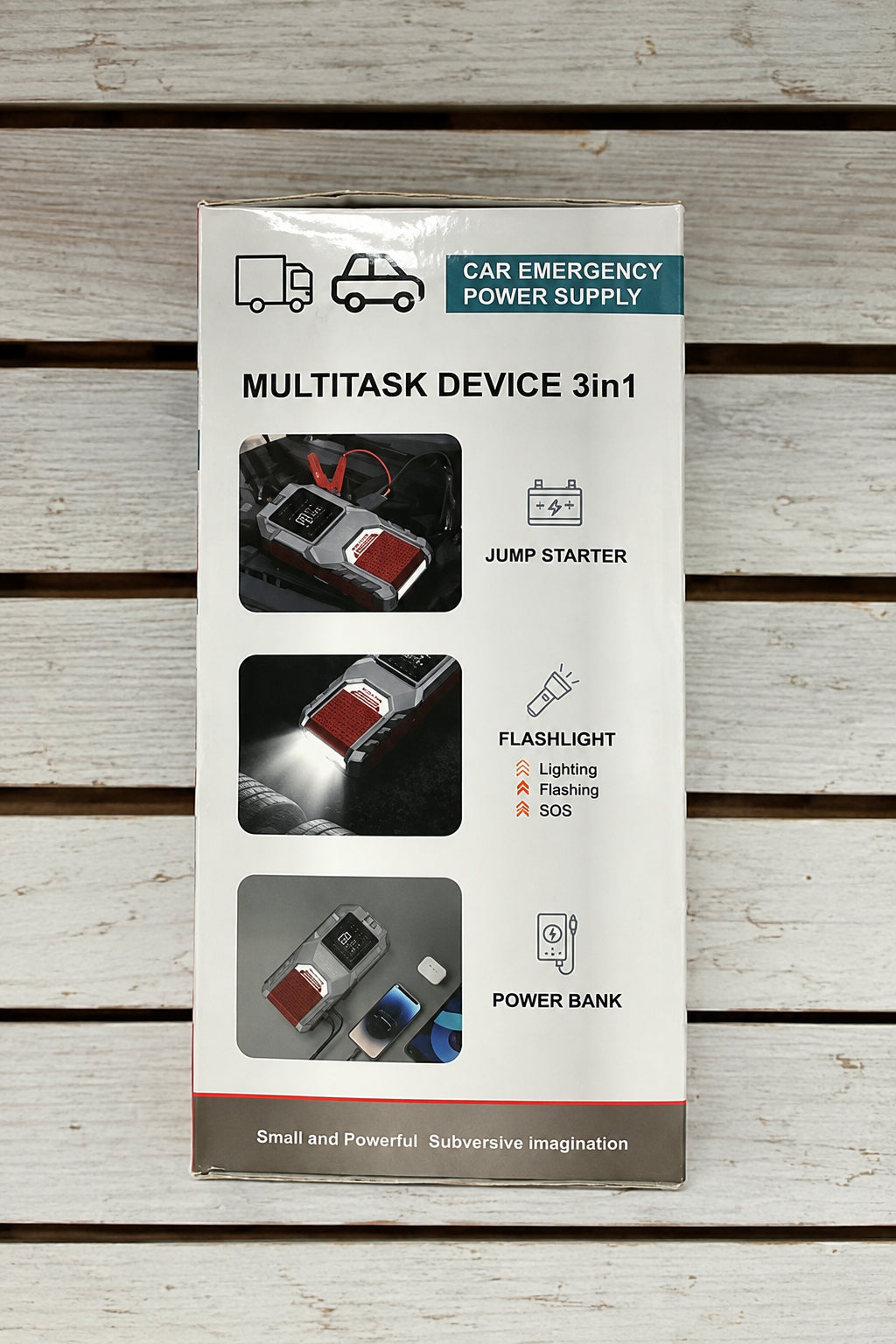 3-in-1 Vehicle Jump starter