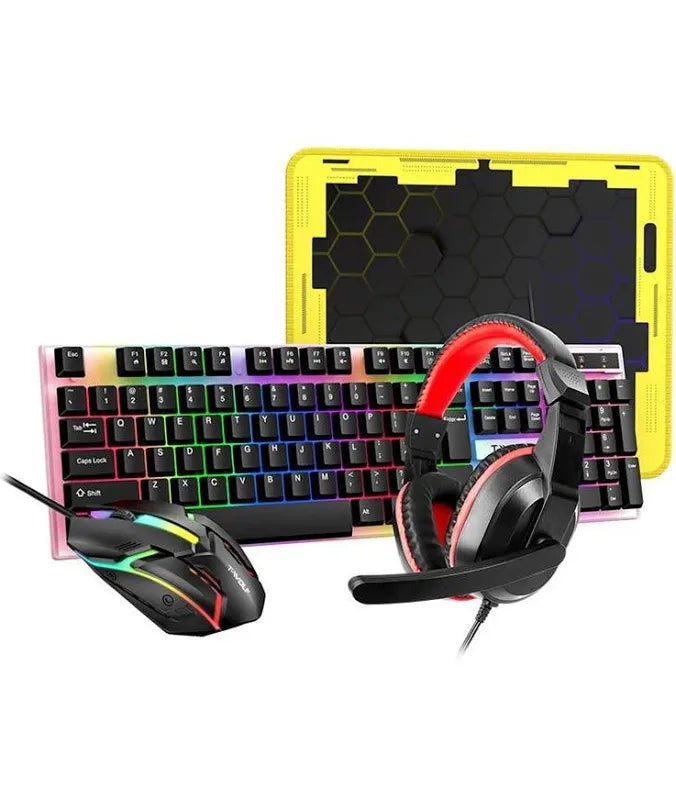 T-Wolf TF240 Gaming keyboard bundle